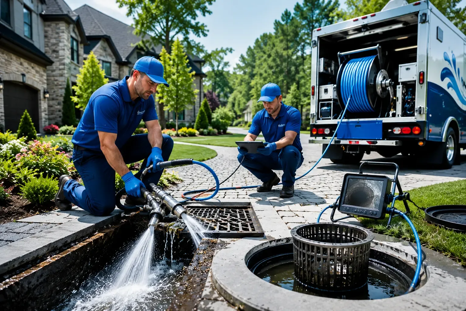 Local outdoor drain cleaning professionals in Schneider, IN